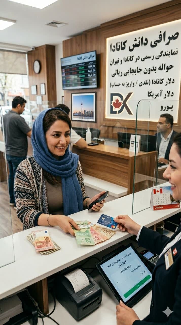 دفتر صرافی دانش امارات و پرداخت درهم