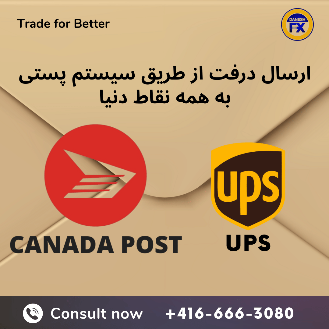 پست کردن درفت بانکی کانادایی به آدرس دانشگاه یا کالج یا مدرسه در کانادا