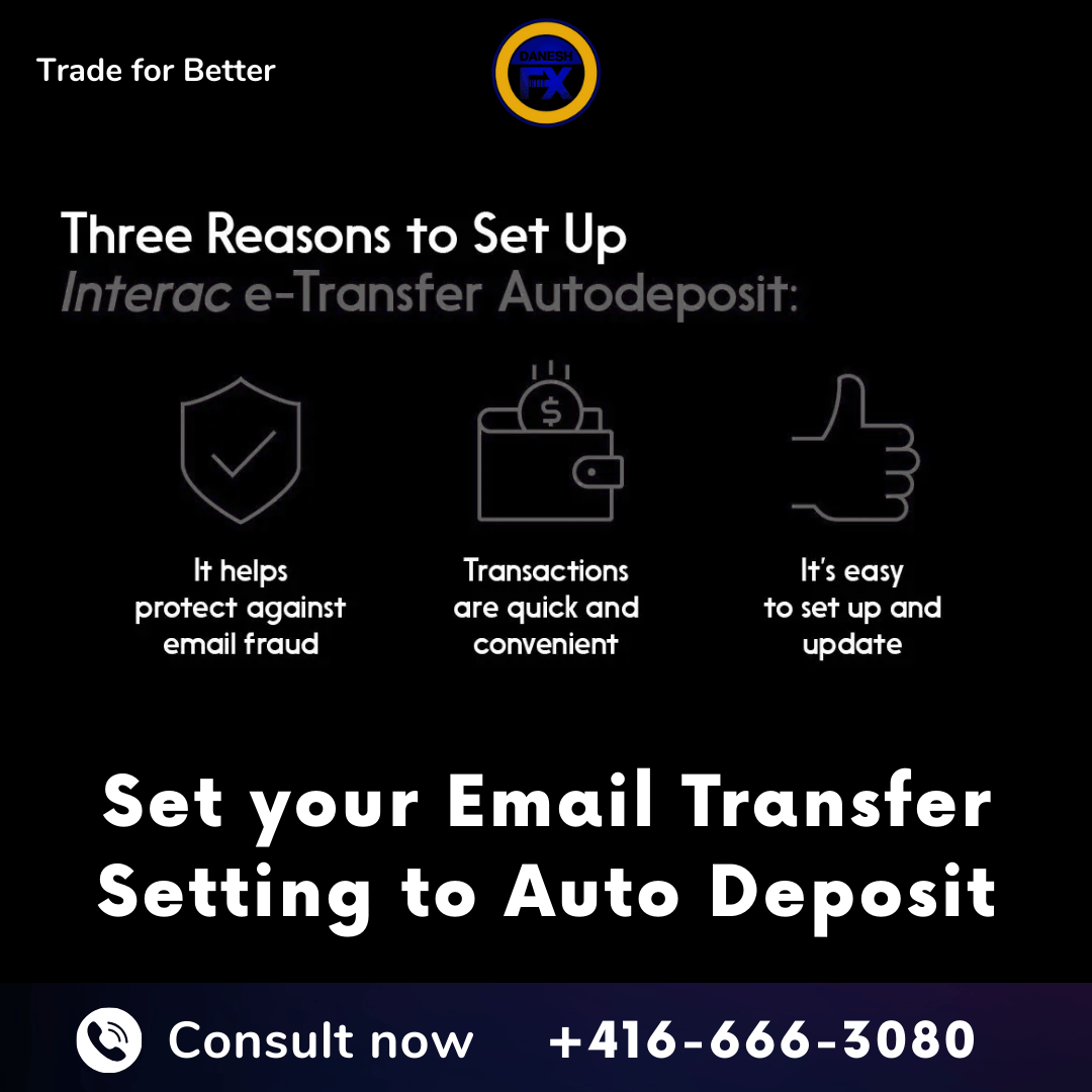 تنظیم ایمیل ترانسفر روی اتو دیپازیت