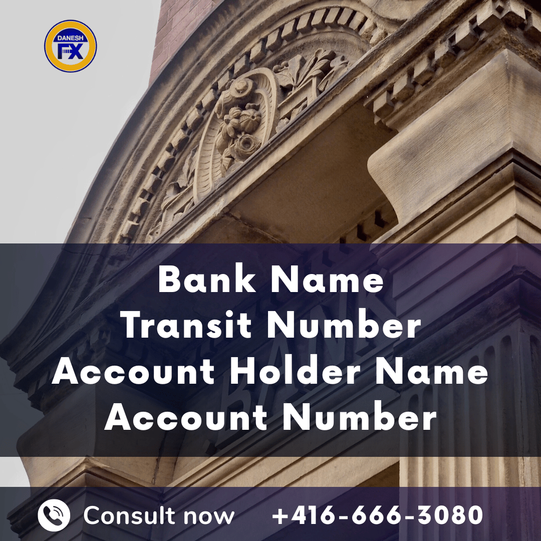 روتینگ نامبر و ترنزیت‌ (ترنزیت نامبر) حساب کانادایی خود را چگونه پیدا کنیم؟